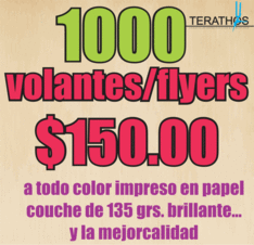 volante publicitario